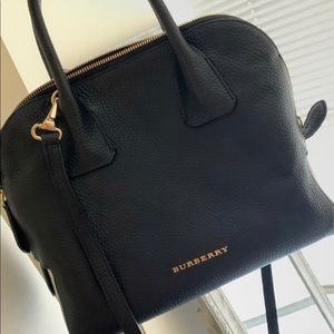 💯 BURBERRY leather greenwood bowling bag